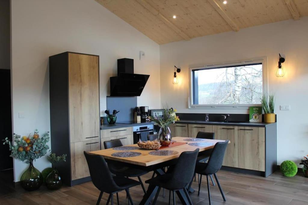 Gite Chalet, Au Doubs Logis Pierrefontaine-les-Varans Exteriér fotografie